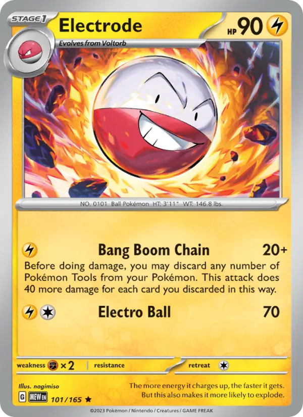 Electrode — 151 #101 (Pokémon TCG card)