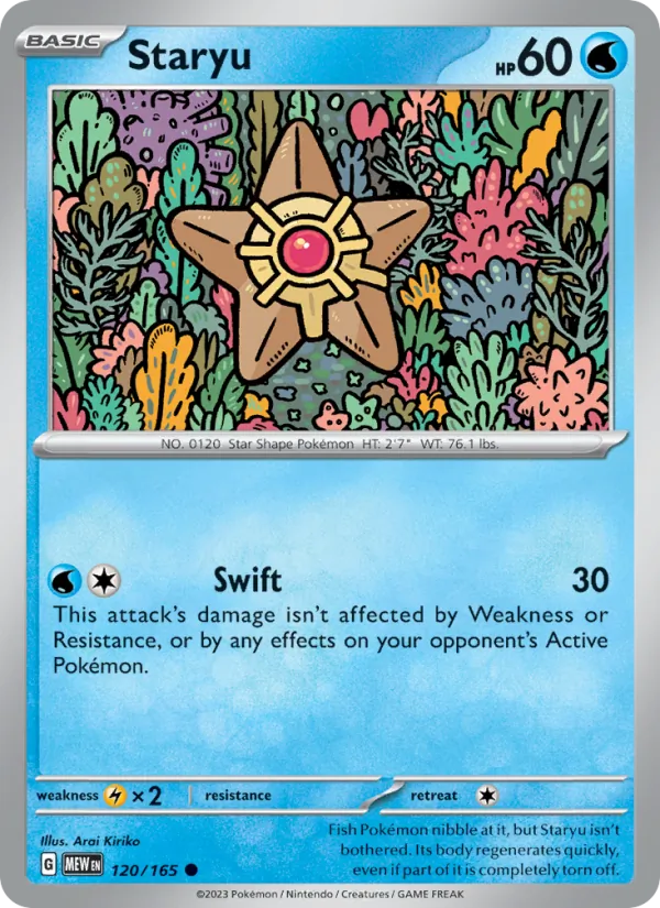 Staryu — 151 #120 (Pokémon TCG card)