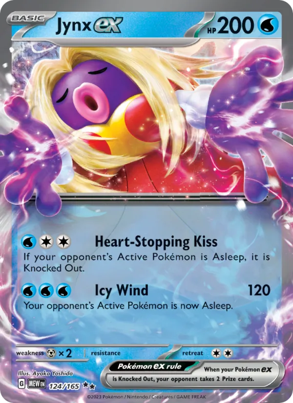 Jynx ex — 151 #124 (Pokémon TCG card)