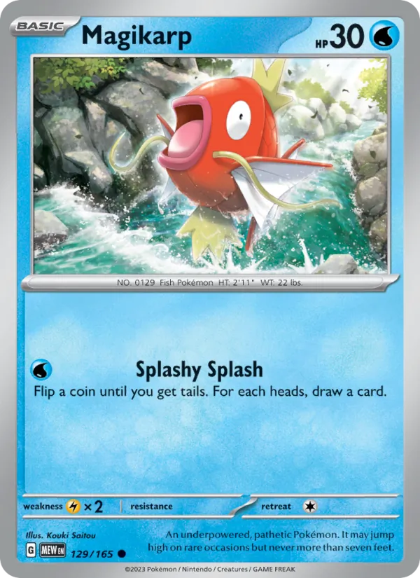 Magikarp — 151 #129 (Pokémon TCG card)