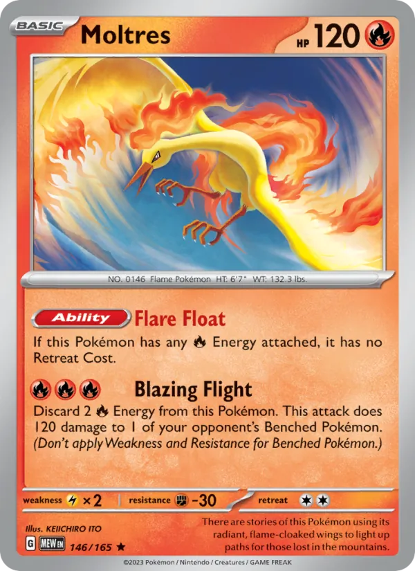 Moltres — 151 #146 (Pokémon TCG card)