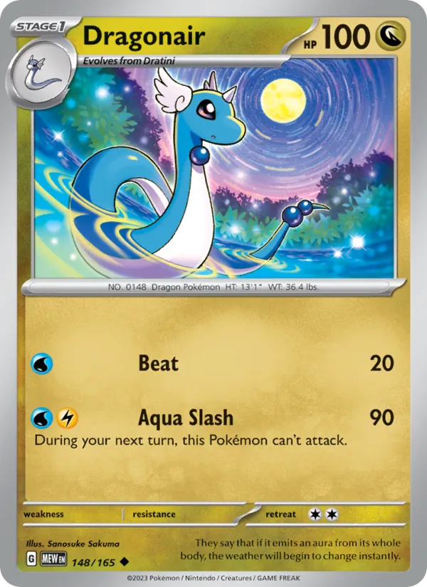 Dragonair — 151 #148 (Pokémon TCG card)
