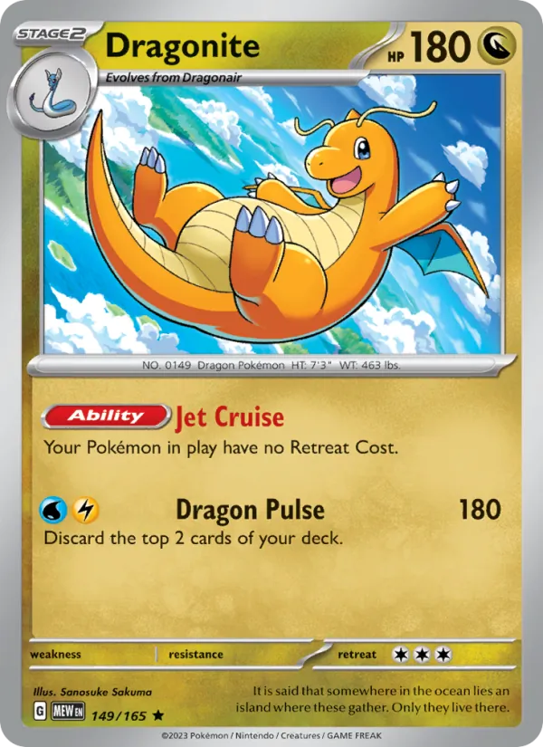 Dragonite — 151 #149 (Pokémon TCG card)