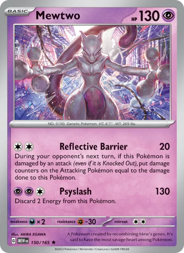 Mewtwo — 151 #150 (Pokémon TCG card)