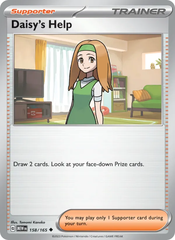 Daisy's Help — 151 #158 (Pokémon TCG card)