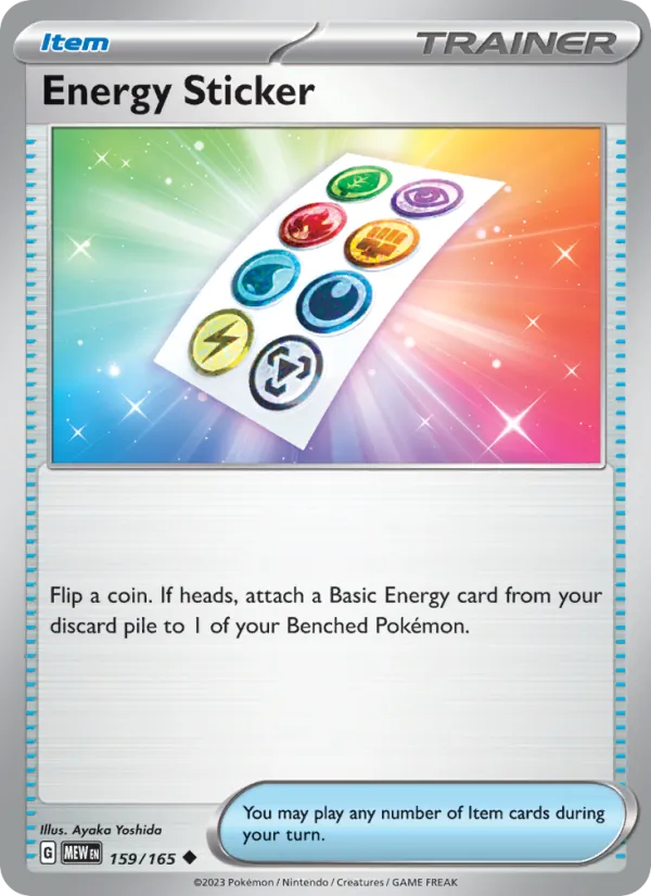 Energy Sticker — 151 #159 (Pokémon TCG card)
