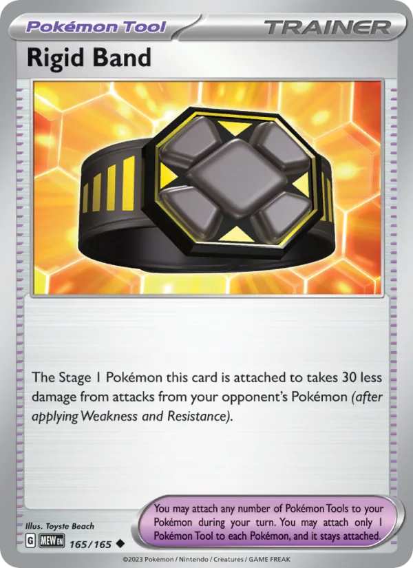 Rigid Band — 151 #165 (Pokémon TCG card)