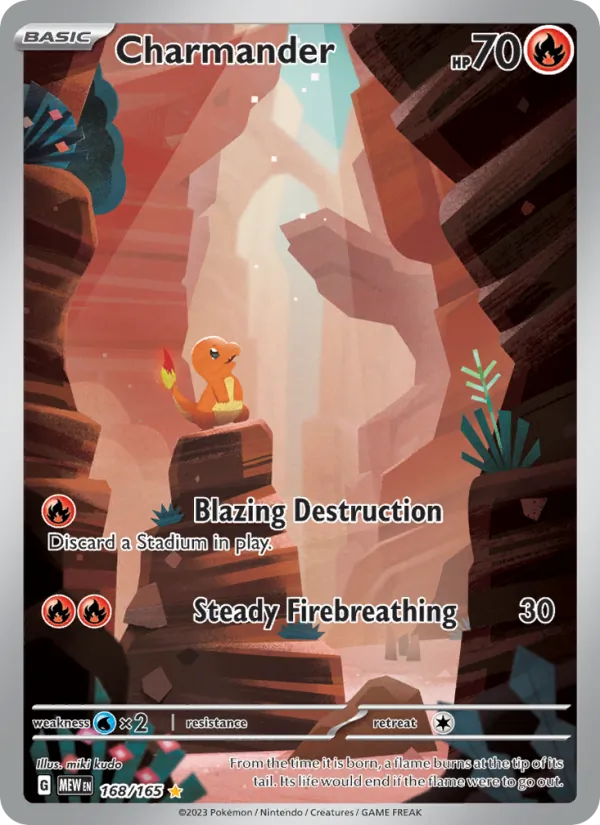 Charmander — 151 #168 (Pokémon TCG card)