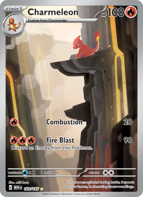 Charmeleon — 151 #169 (Pokémon TCG card)