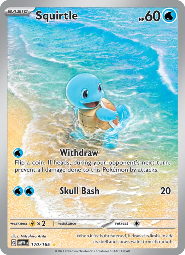 Squirtle — 151 #170 (Pokémon TCG card)