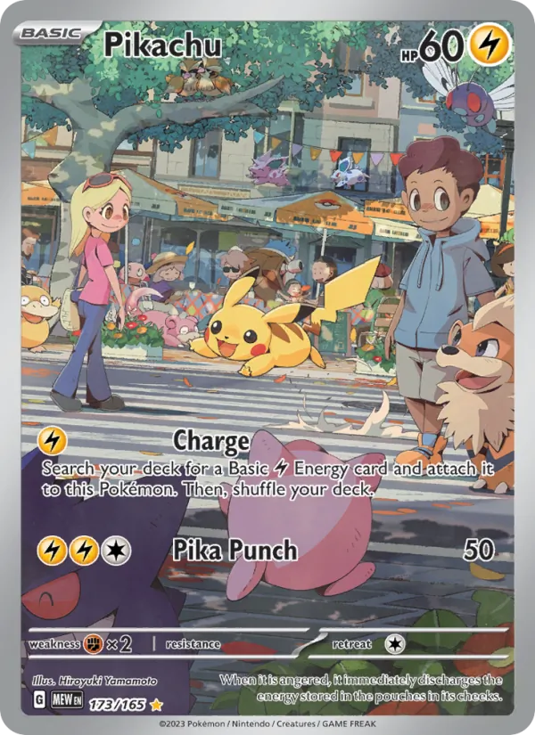 Pikachu — 151 #173 (Pokémon TCG card)