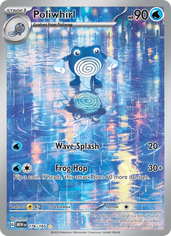 Poliwhirl — 151 #176 (Pokémon TCG card)