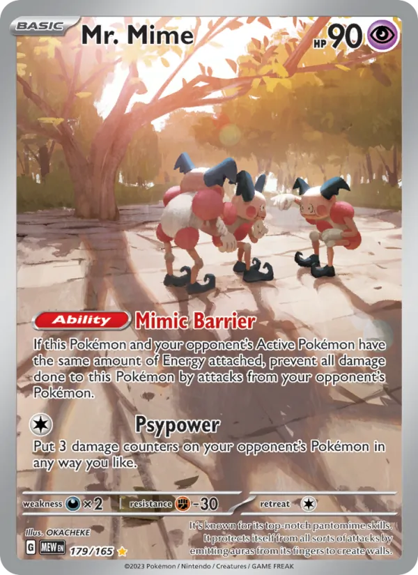 Mr. Mime — 151 #179 (Pokémon TCG card)