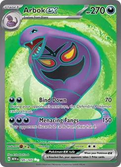 Arbok ex (151 #185)