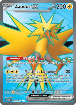 Zapdos ex (151 #192)