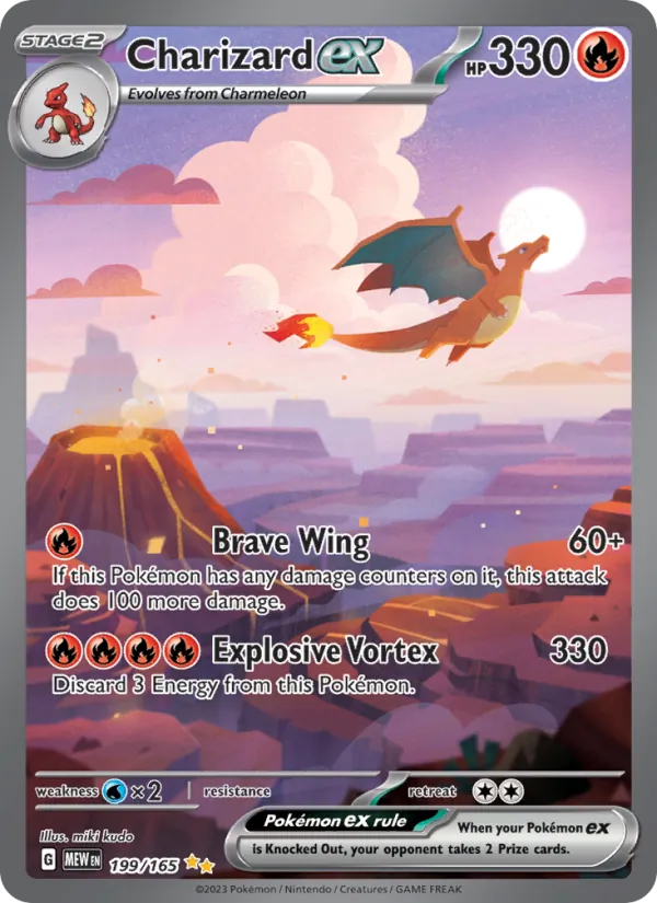 Charizard ex — 151 #199 (Pokémon TCG card)