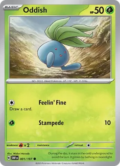 Oddish (Obsidian Flames #001)