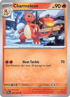 Charmeleon (Obsidian Flames #027)