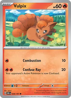 Vulpix (Obsidian Flames #028)