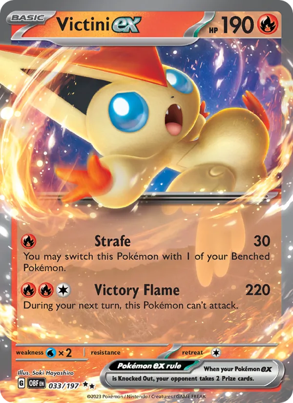 Victini ex — Obsidian Flames #033 (Pokémon TCG card)