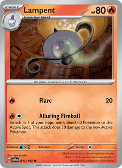 Lampent (Obsidian Flames #037)