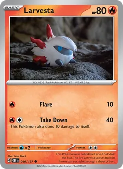 Larvesta (Obsidian Flames #040)