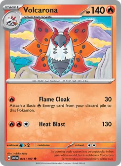 Volcarona (Obsidian Flames #041)