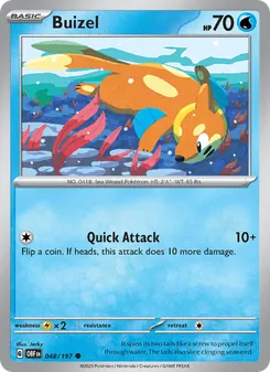Buizel (Obsidian Flames #048)
