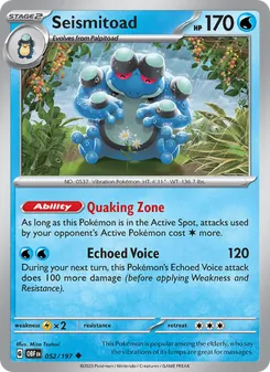 Seismitoad (Obsidian Flames #052)
