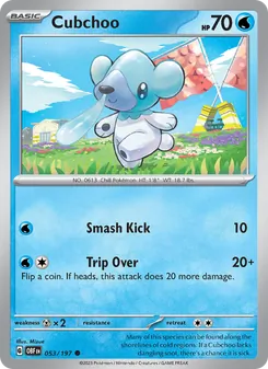 Cubchoo (Obsidian Flames #053)