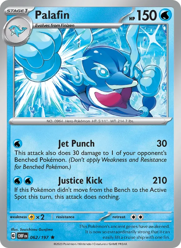 Palafin — Obsidian Flames #062 (Pokémon TCG card)