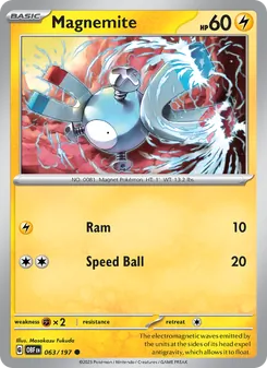 Magnemite (Obsidian Flames #063)