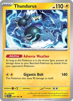 Thundurus (Obsidian Flames #070)