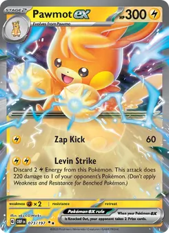 Pawmot ex (Obsidian Flames #073)
