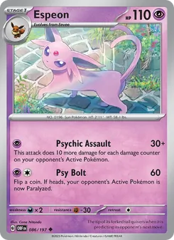 Espeon (Obsidian Flames #086)