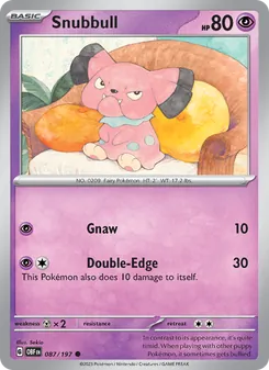 Snubbull (Obsidian Flames #087)