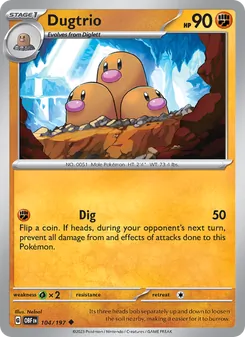 Dugtrio (Obsidian Flames #104)