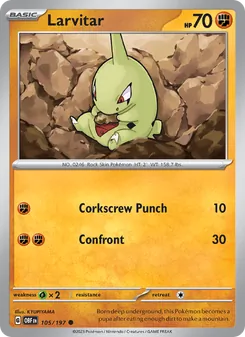 Larvitar (Obsidian Flames #105)