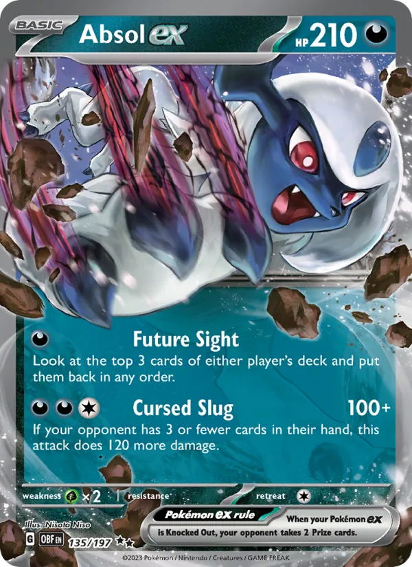 Absol ex — Obsidian Flames #135 (Pokémon TCG card)