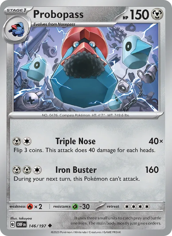 Probopass — Obsidian Flames #146 (Pokémon TCG card)
