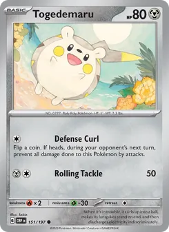 Togedemaru (Obsidian Flames #151)
