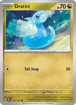 Dratini (Obsidian Flames #157)