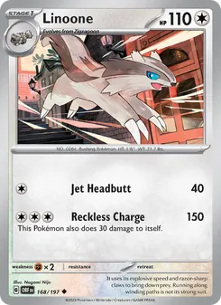 Linoone (Obsidian Flames #168)