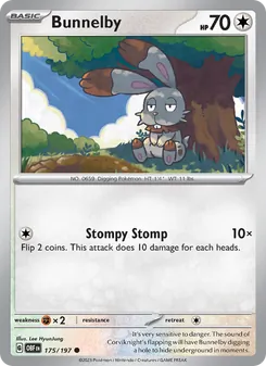 Bunnelby (Obsidian Flames #175)