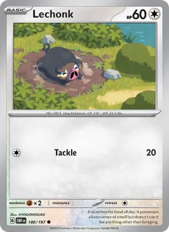 Lechonk (Obsidian Flames #180)