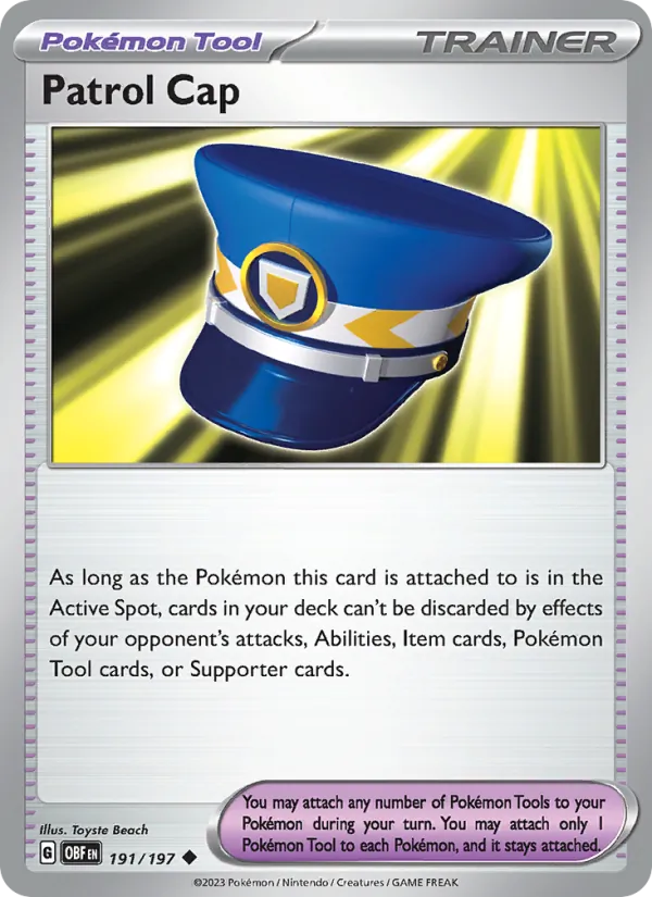 Patrol Cap — Obsidian Flames #191 (Pokémon TCG card)