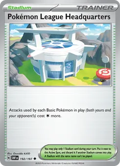 Pokémon League Headquarters (Obsidian Flames #192)
