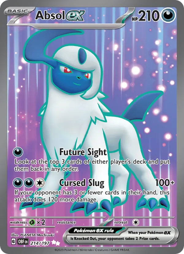 Absol ex — Obsidian Flames #214 (Pokémon TCG card)
