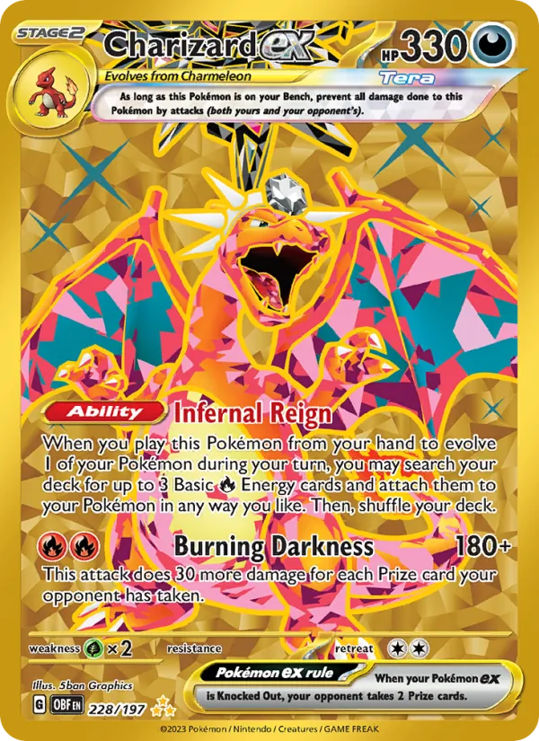 Charizard ex — Obsidian Flames #228 (Pokémon TCG card)