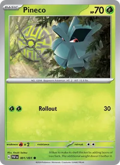Pineco (Paldean Fates #001)